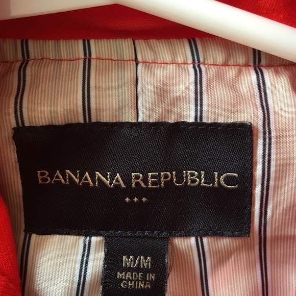 Cute poppy orange/red spring/fall jacket (Size M) - Picture 4 of 6